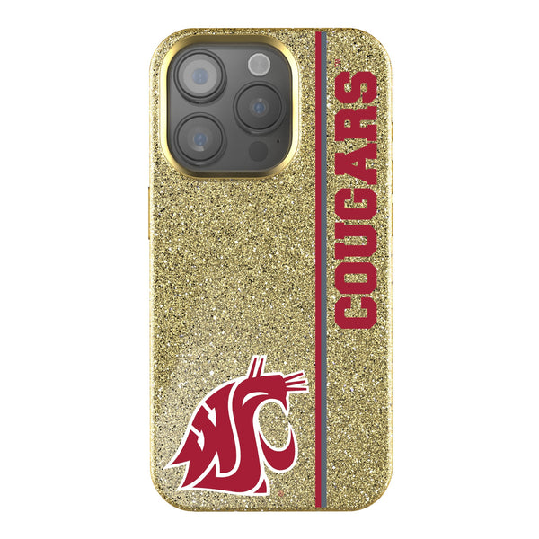 Washington State University Cougars Sidebar iPhone Bling Phone Case