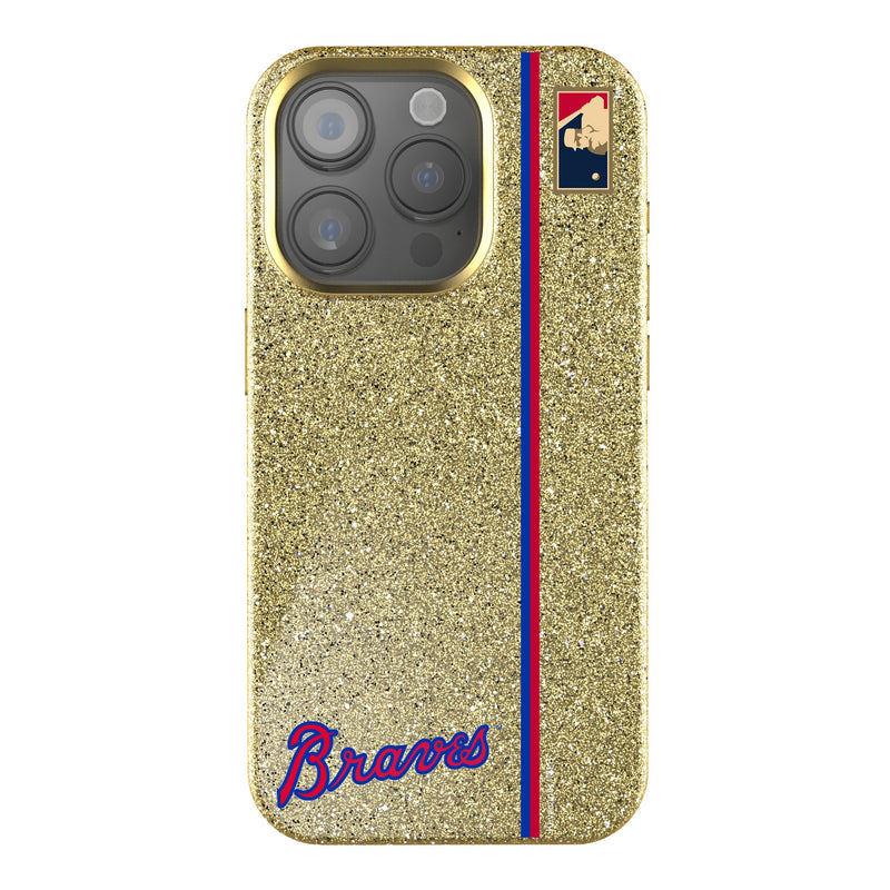 Atlanta Braves Home 2012 - Cooperstown Collection Sidebar iPhone Bling Phone Case