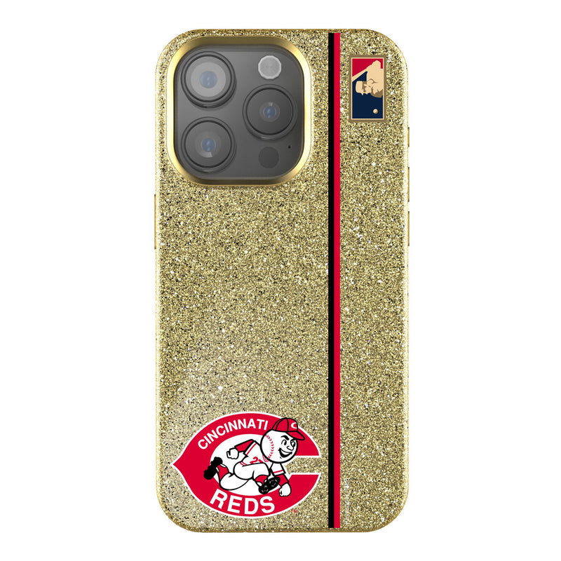 Cincinnati Reds 1974-1992 - Cooperstown Collection Sidebar iPhone Bling Phone Case