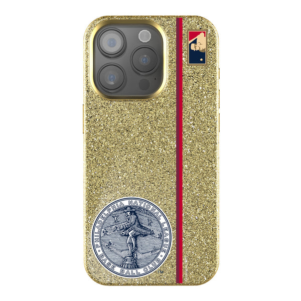 Philadelphia Phillies 1915-1943 - Cooperstown Collection Sidebar iPhone Bling Phone Case