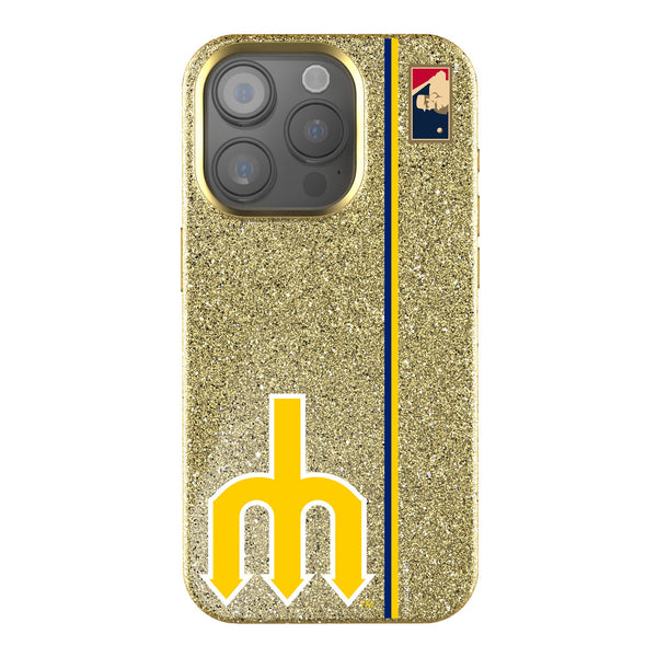 Seattle Mariners 1977-1980 - Cooperstown Collection Sidebar iPhone Bling Phone Case