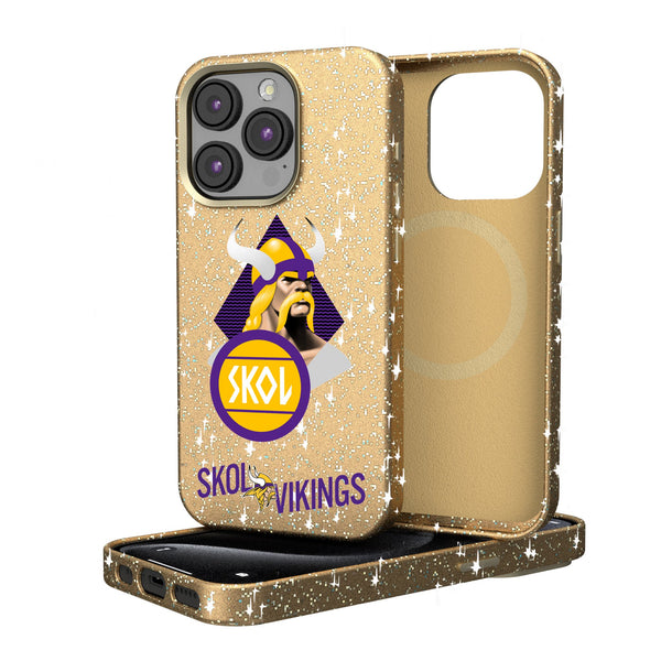 Minnesota Vikings 2024 Illustrated Limited Edition iPhone Bling Phone Case