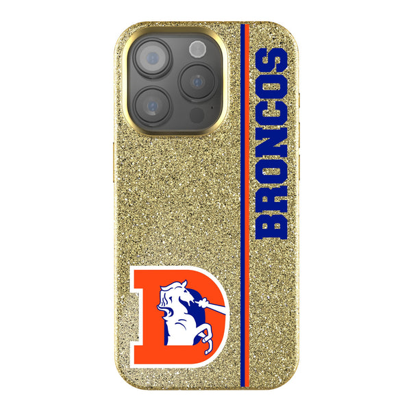 Denver Broncos 1993-1996 Historic Collection Sidebar iPhone Bling Phone Case