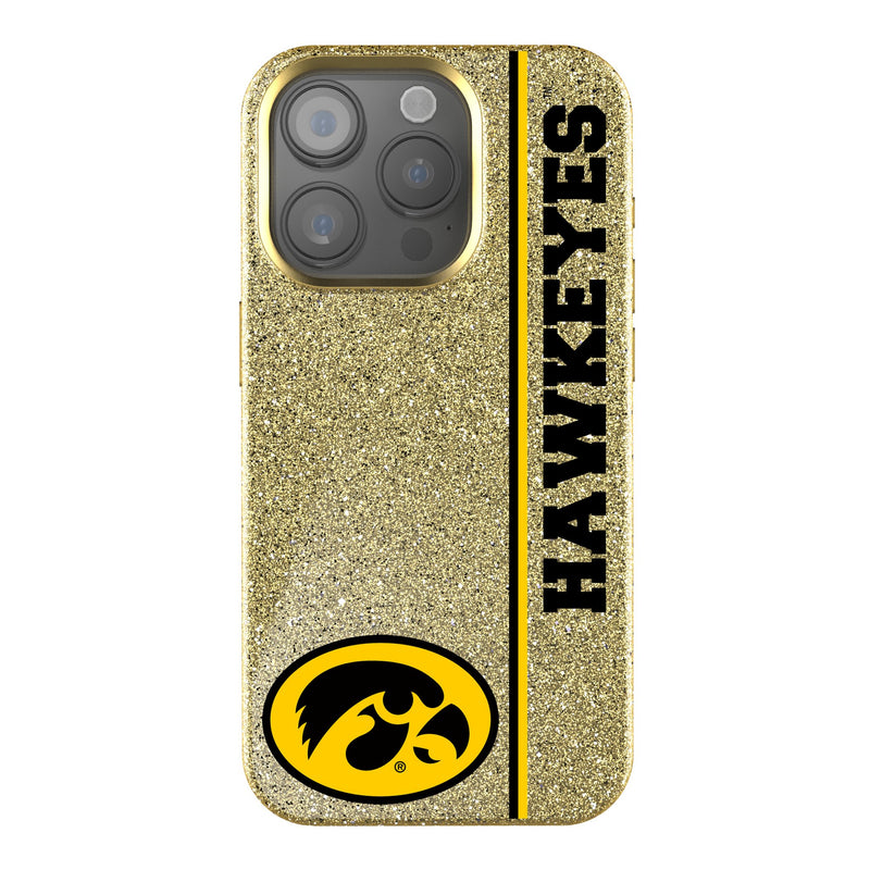 University of Iowa Hawkeyes Sidebar iPhone Bling Phone Case