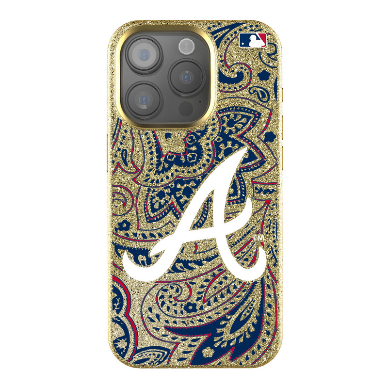 Atlanta Braves Paisley iPhone Bling Phone Case