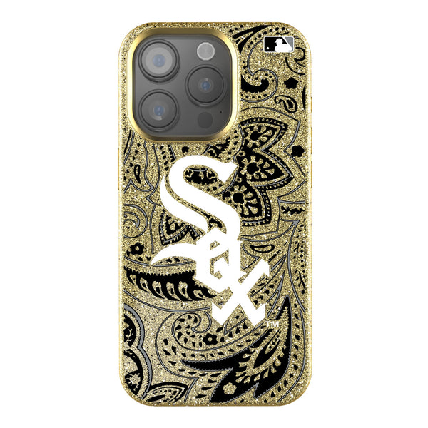 Chicago White Sox Paisley iPhone Bling Phone Case