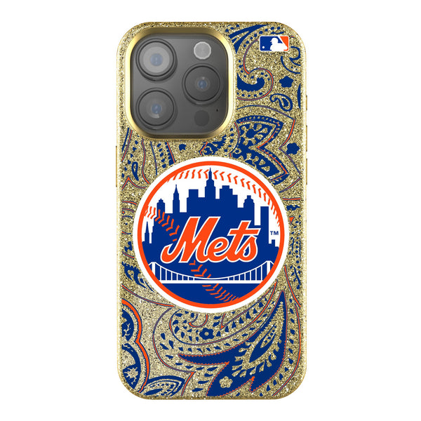 New York Mets Paisley iPhone Bling Phone Case