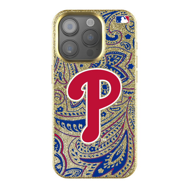 Philadelphia Phillies Paisley iPhone Bling Phone Case