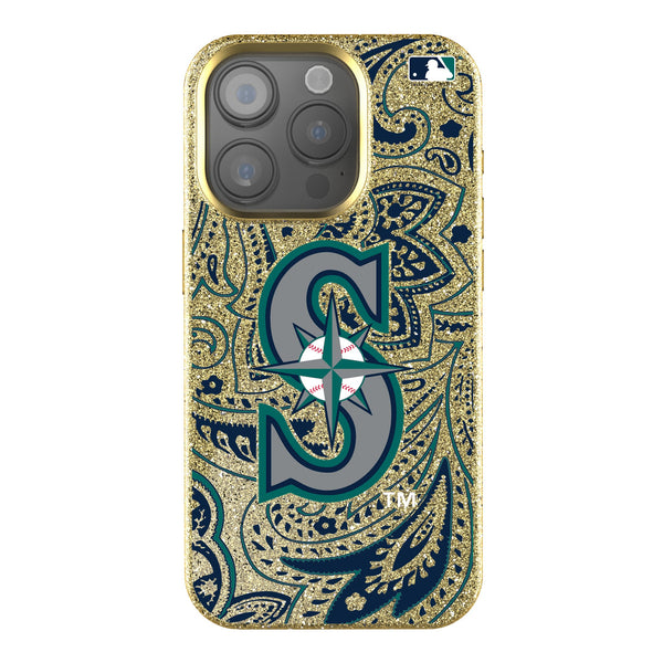 Seattle Mariners Paisley iPhone Bling Phone Case