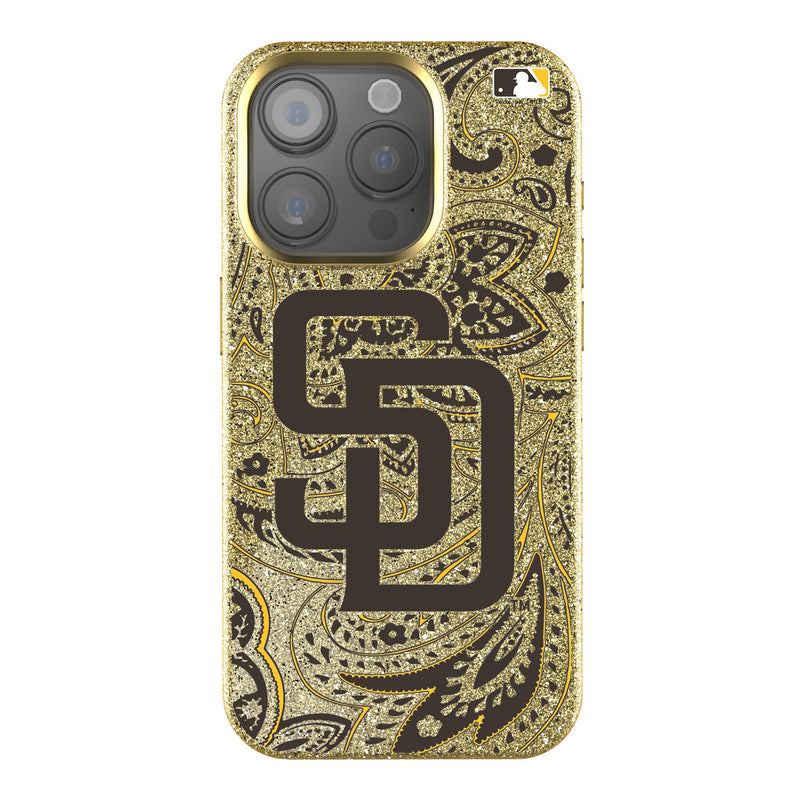 San Diego Padres Paisley iPhone Bling Phone Case