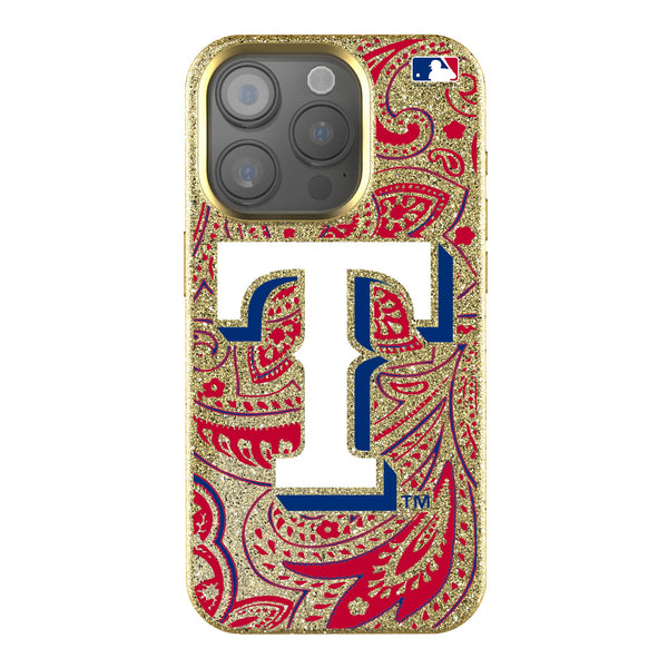 Texas Rangers Paisley iPhone Bling Phone Case