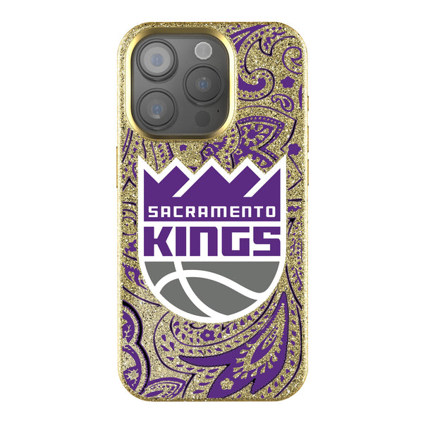 Sacramento Kings Paisley iPhone Bling Phone Case