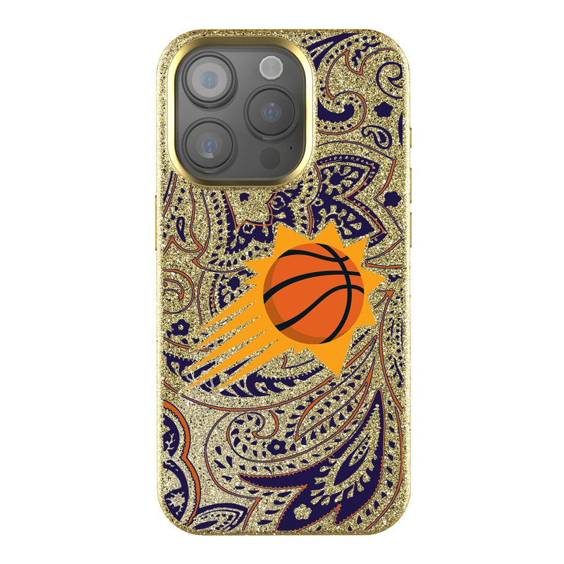 Phoenix Suns Paisley iPhone Bling Phone Case