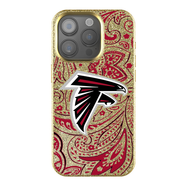 Atlanta Falcons Paisley iPhone Bling Phone Case