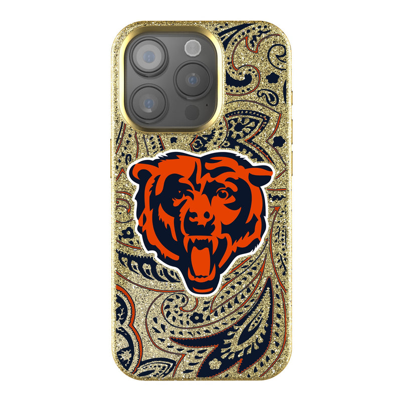 Chicago Bears Paisley iPhone Bling Phone Case