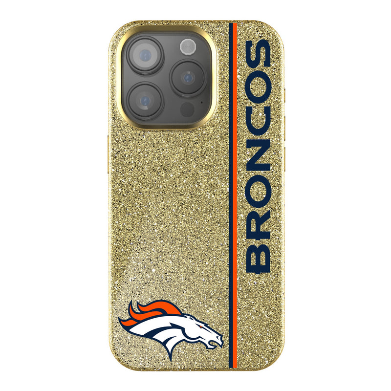 Denver Broncos Sidebar iPhone Bling Phone Case