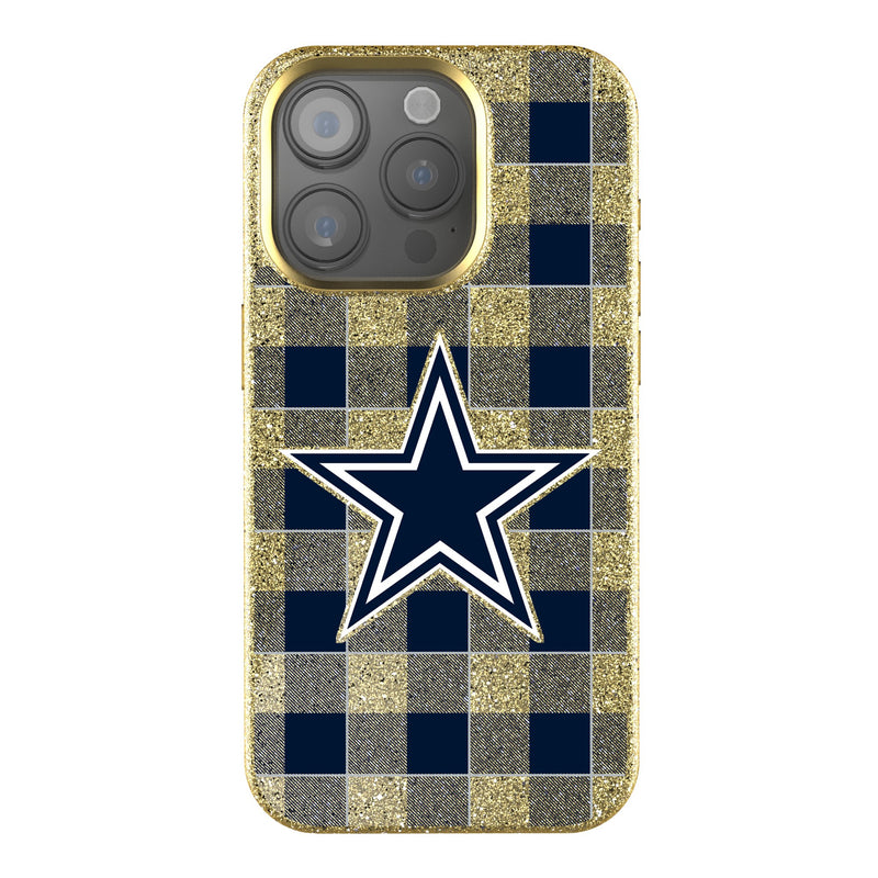 Dallas Cowboys Plaid iPhone Bling Phone Case