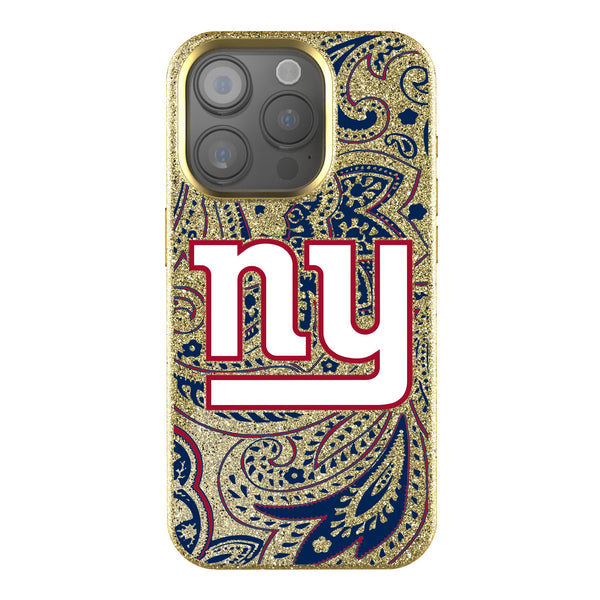 New York Giants Paisley iPhone Bling Phone Case