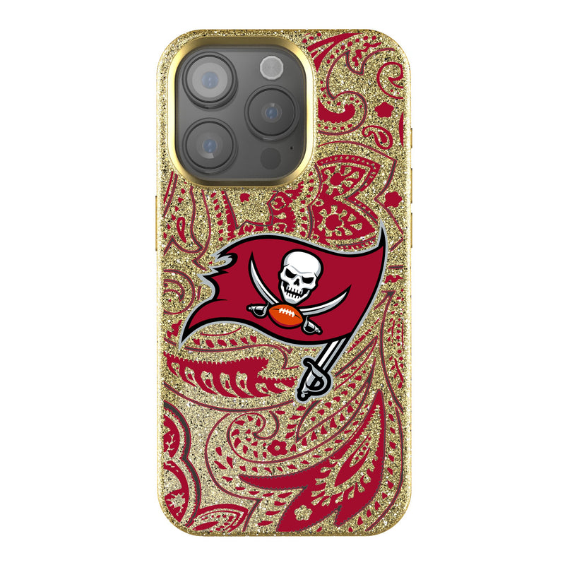 Tampa Bay Buccaneers Paisley iPhone Bling Phone Case