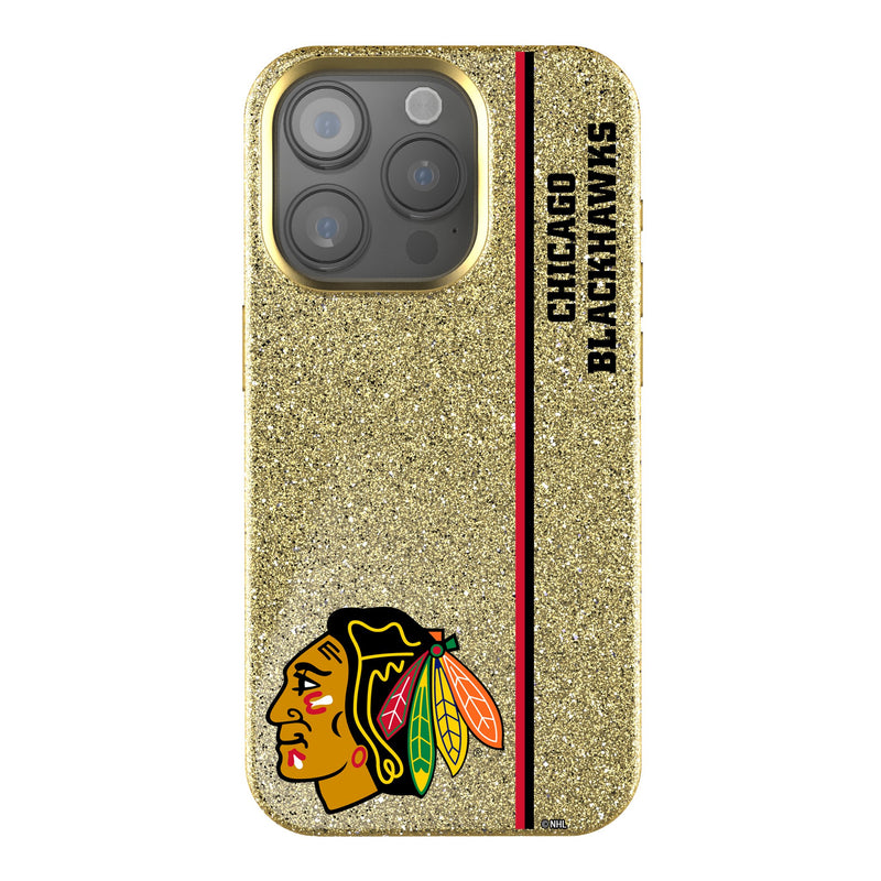 Chicago Blackhawks Sidebar iPhone Bling Phone Case