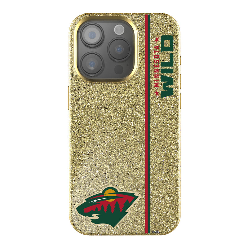 Minnesota Wild Sidebar iPhone Bling Phone Case