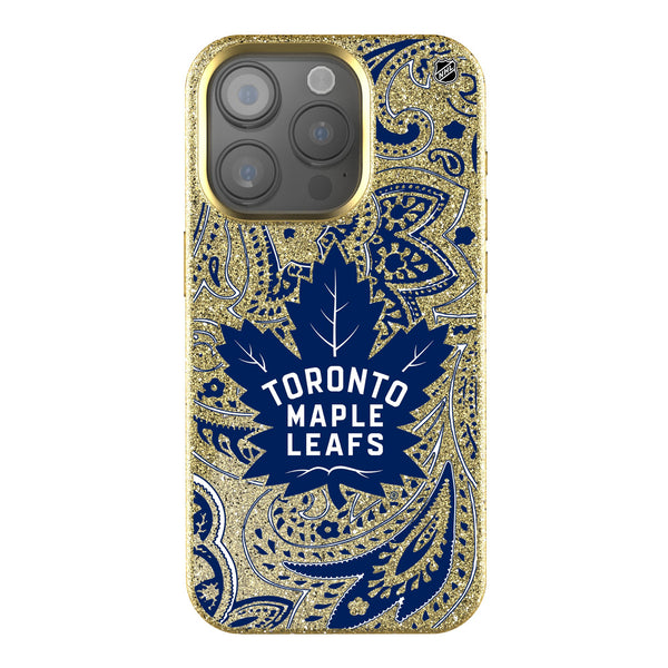 Toronto Maple Leafs Paisley iPhone Bling Phone Case