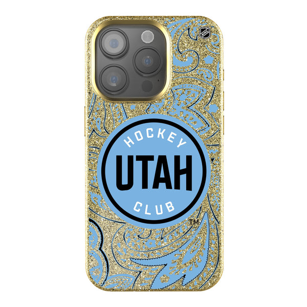 Utah Hockey Club Paisley iPhone Bling Phone Case