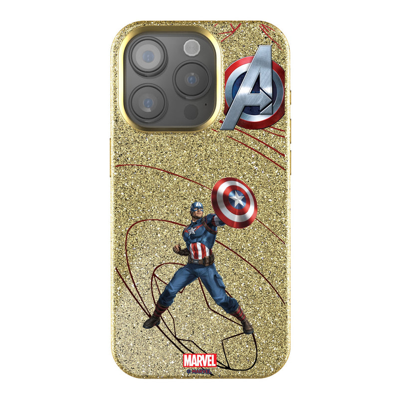 Marvel Avengers Captain America MechLine iPhone Bling Phone Case