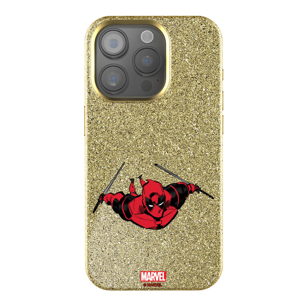 Marvel Deadpool Badge  iPhone Bling Phone Case