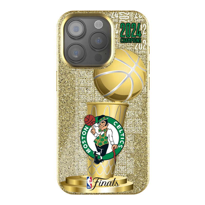 Boston Celtics 2024 NBA Champions iPhone Bling Phone Case