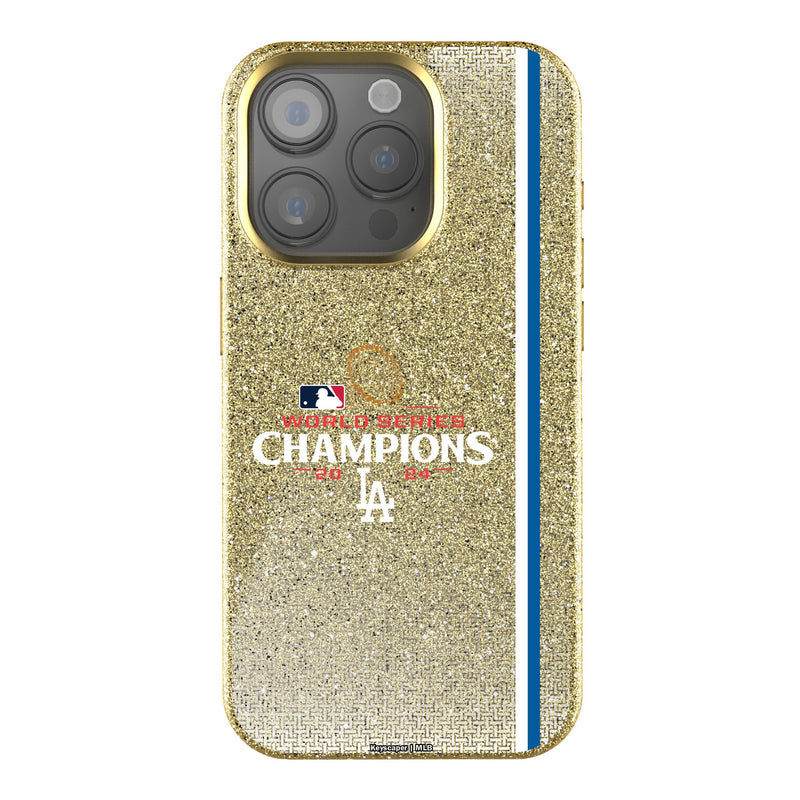 LA Dodgers 2024 MLB World Series iPhone Bling Phone Case