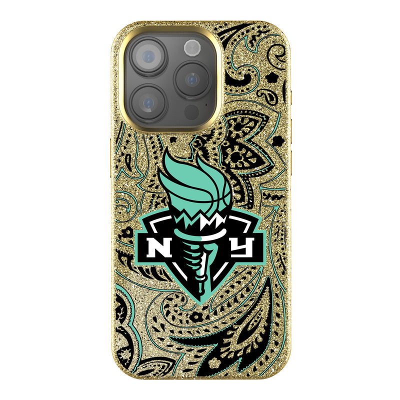 New York Liberty Paisley iPhone Bling Phone Case