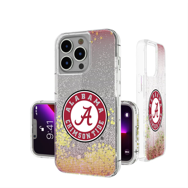 University of Alabama Crimson Tide Linen iPhone Glitter Phone Case