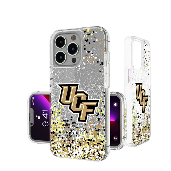 University of Central Florida Golden Knights Confetti iPhone Glitter Phone Case