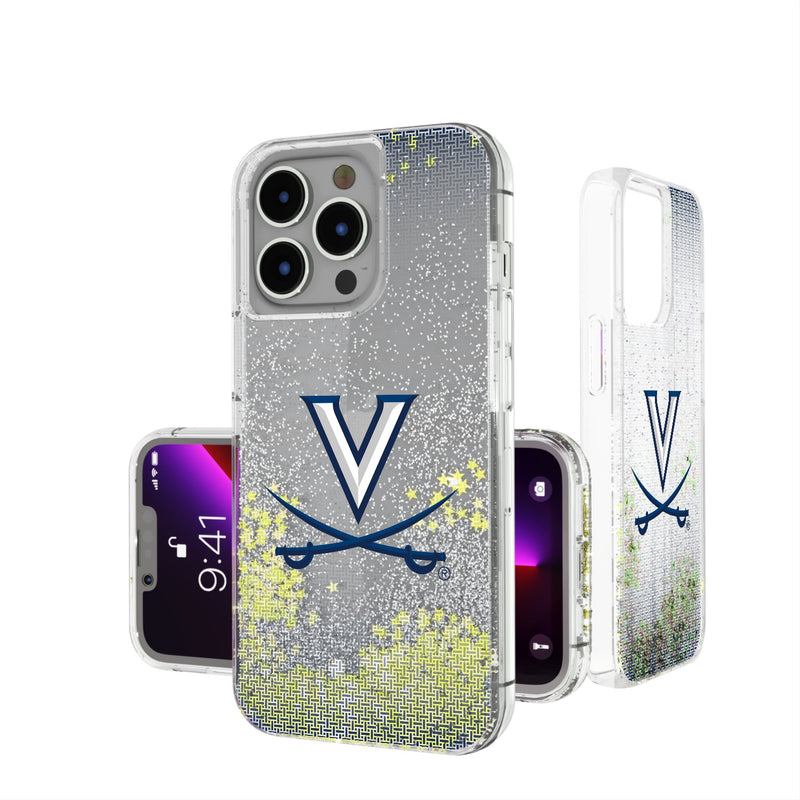 University of Virginia Cavaliers Linen iPhone Glitter Phone Case