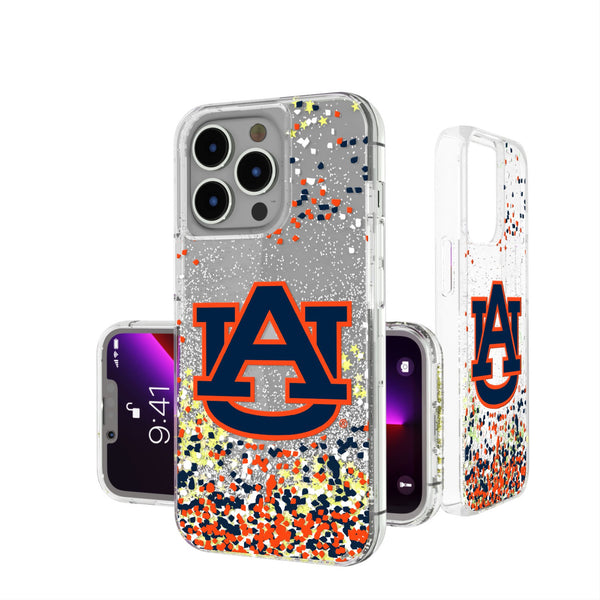 University of Auburn Tigers Confetti iPhone Glitter Phone Case