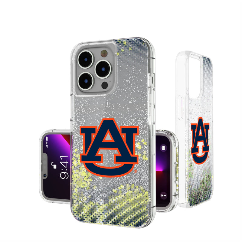 University of Auburn Tigers Linen iPhone Glitter Phone Case