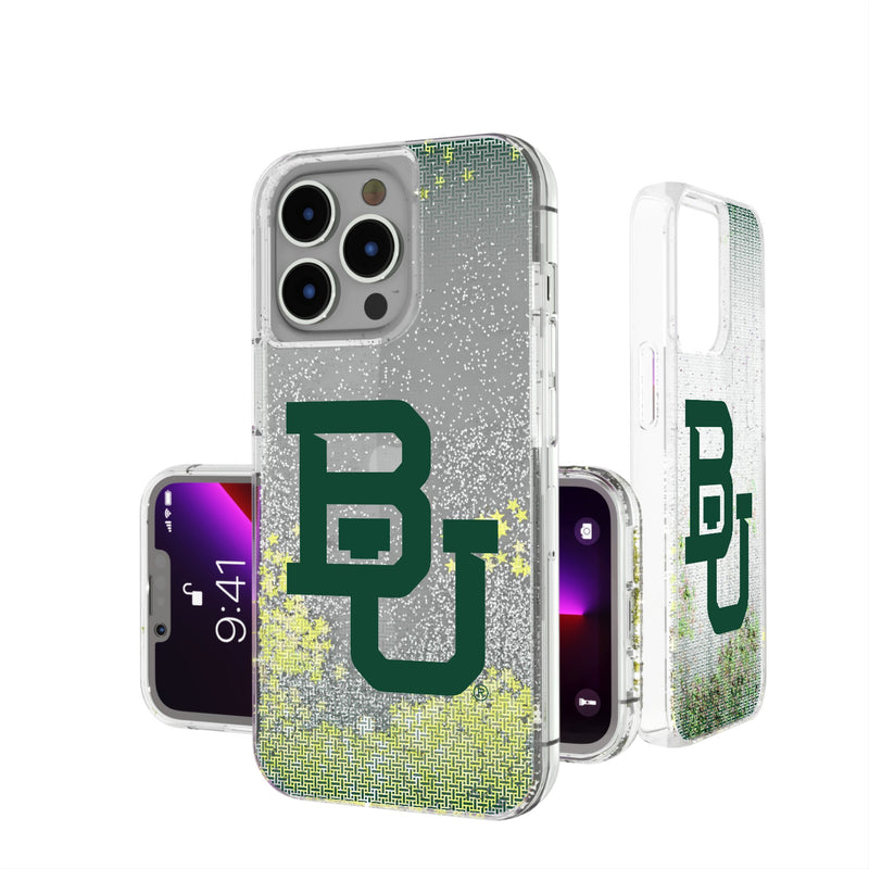 Baylor University Bears Linen iPhone Glitter Phone Case