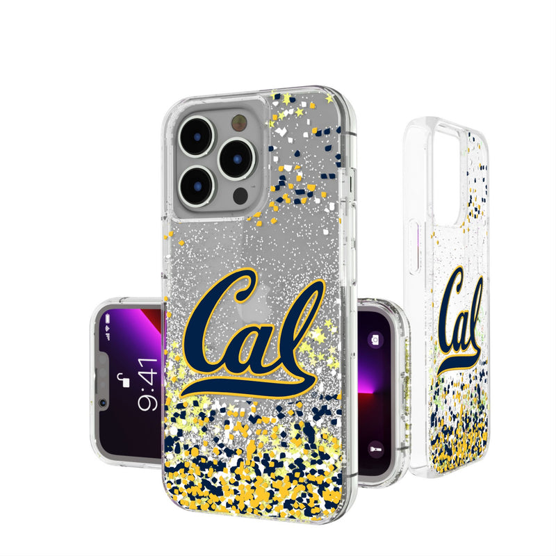 University of California Berkeley Golden Bears Confetti iPhone Glitter Phone Case