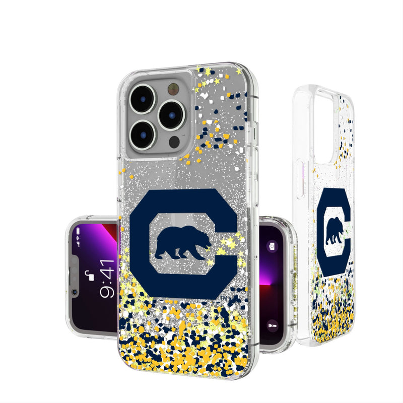 University of California Berkeley Golden Bears Confetti iPhone Glitter Phone Case