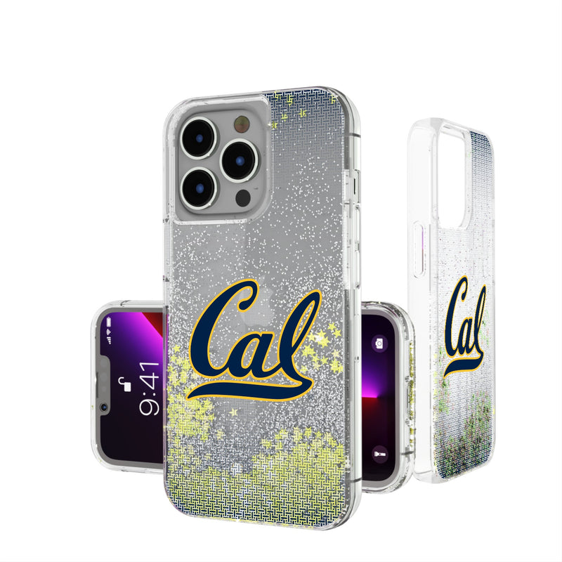 University of California Berkeley Golden Bears Linen iPhone Glitter Phone Case