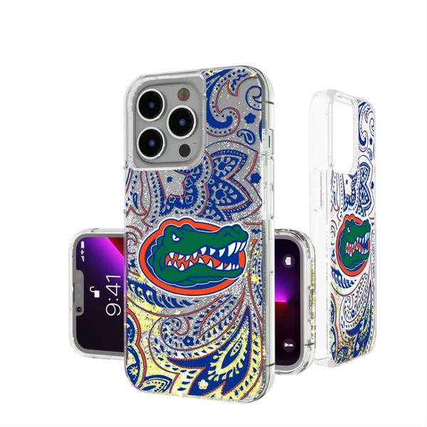 University of Florida Gators Paisley iPhone Glitter Phone Case