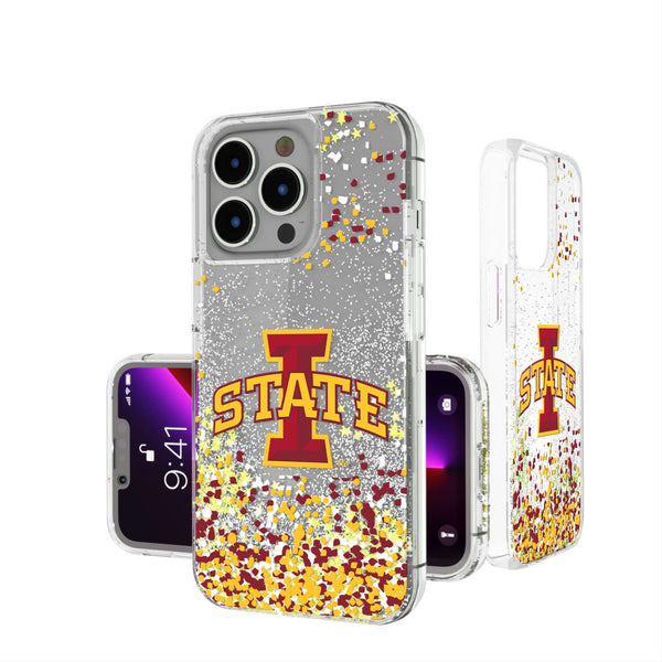 Iowa State University Cyclones Confetti iPhone Glitter Phone Case