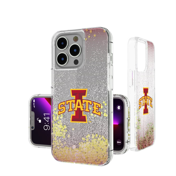 Iowa State University Cyclones Linen iPhone Glitter Phone Case