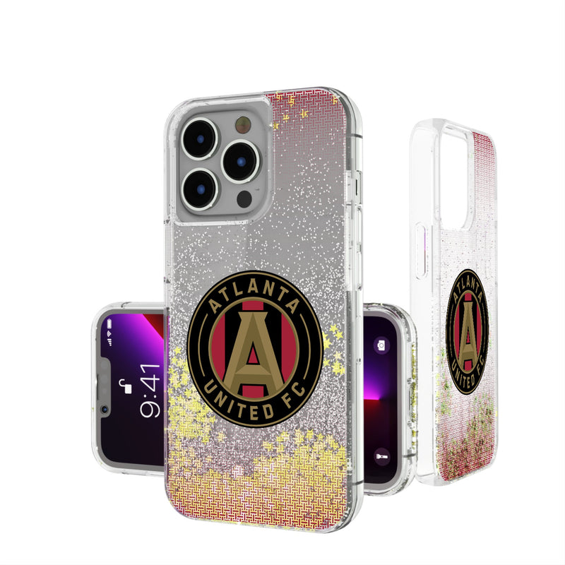 Atlanta United FC  Linen iPhone Glitter Phone Case