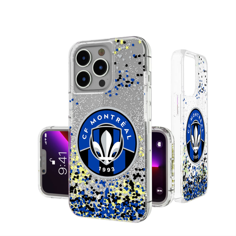 CF Montreal  Confetti iPhone Glitter Phone Case