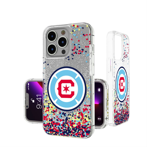 Chicago Fire  Confetti iPhone Glitter Phone Case