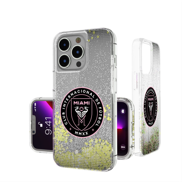 Inter Miami CF  Linen iPhone Glitter Phone Case