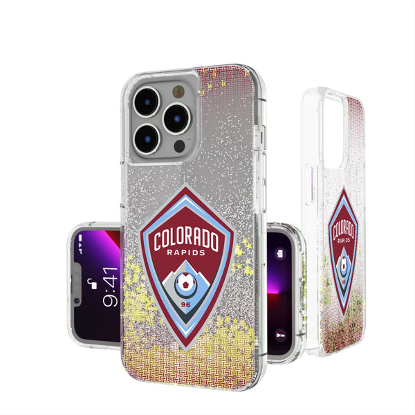 Colorado Rapids  Linen iPhone Glitter Phone Case