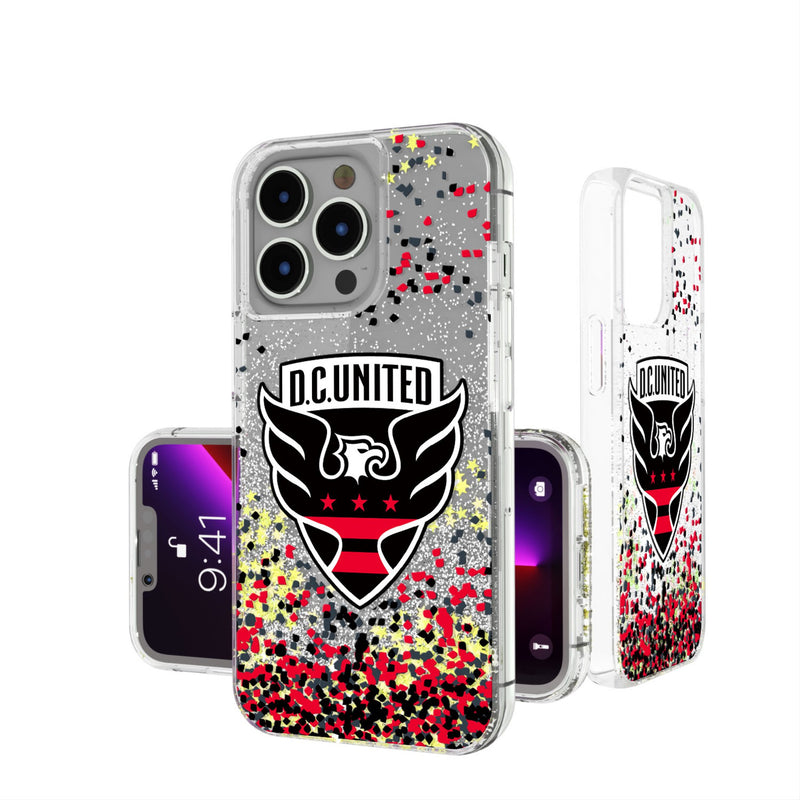 DC United  Confetti iPhone Glitter Phone Case